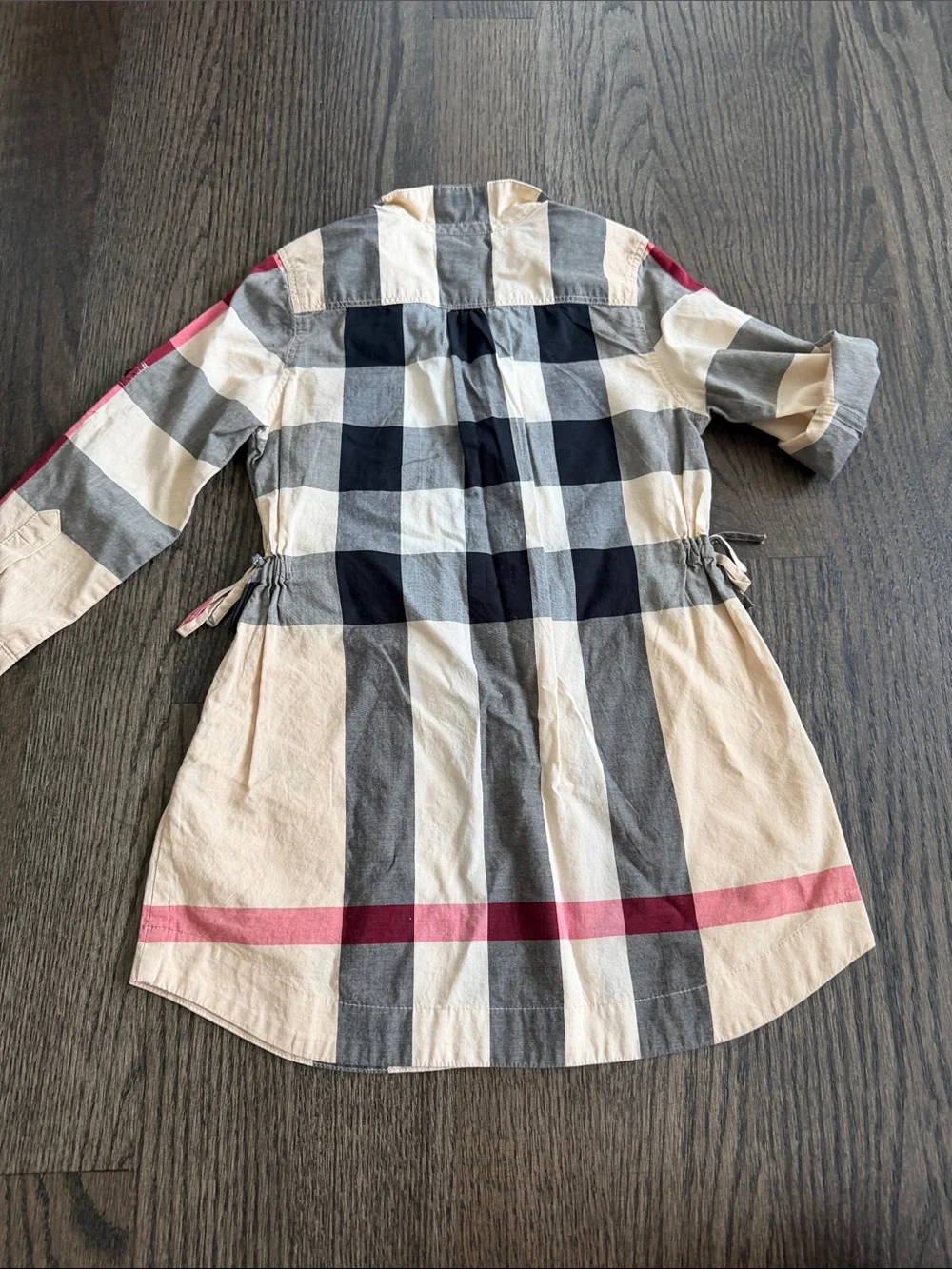 Burberry Children Button-Front Check Shirt Dress - size 5